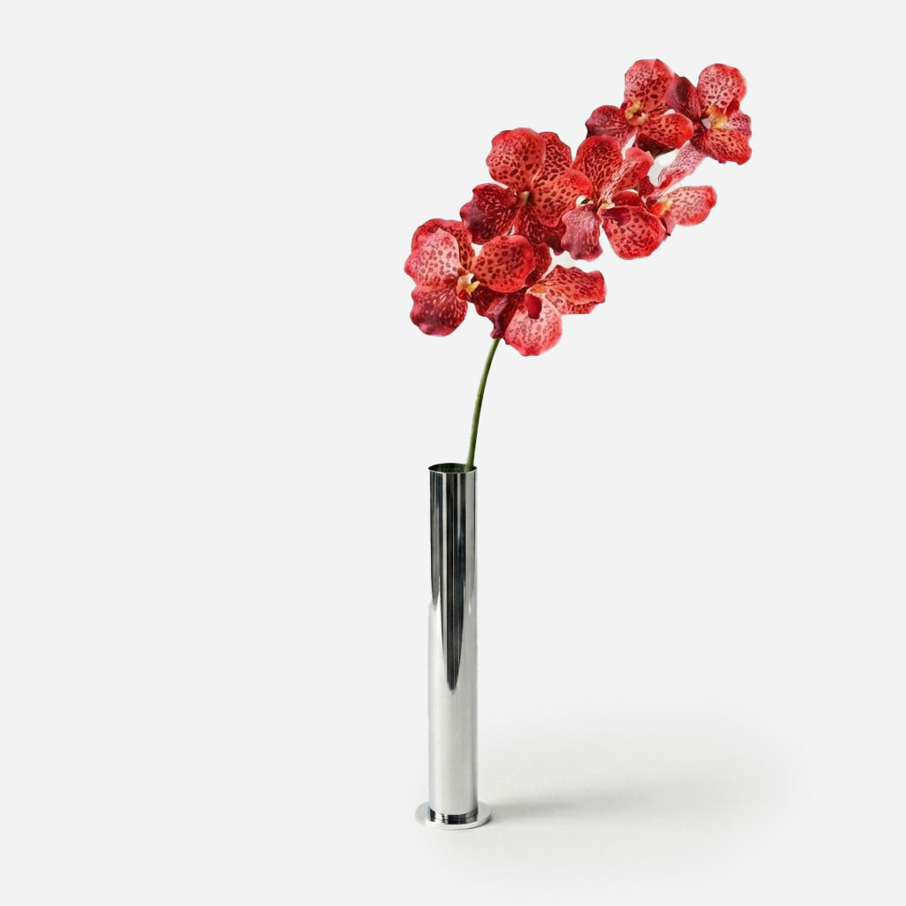 Orchidée rouge grenat