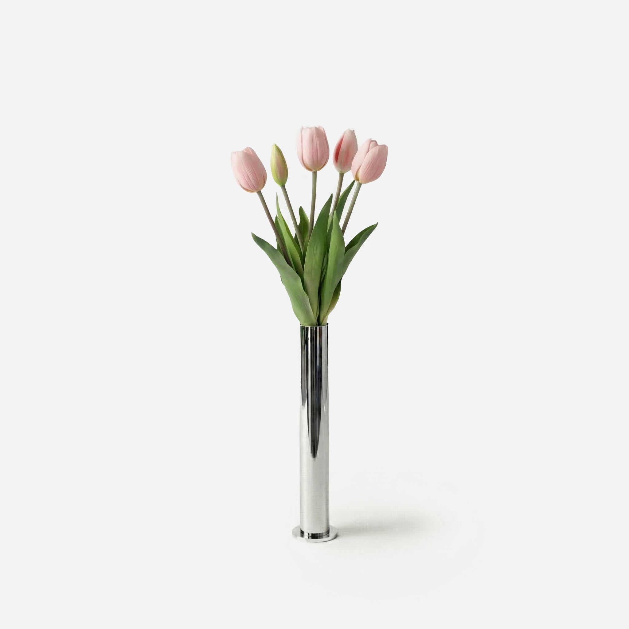 Mini bouquet tulipes rose dragée