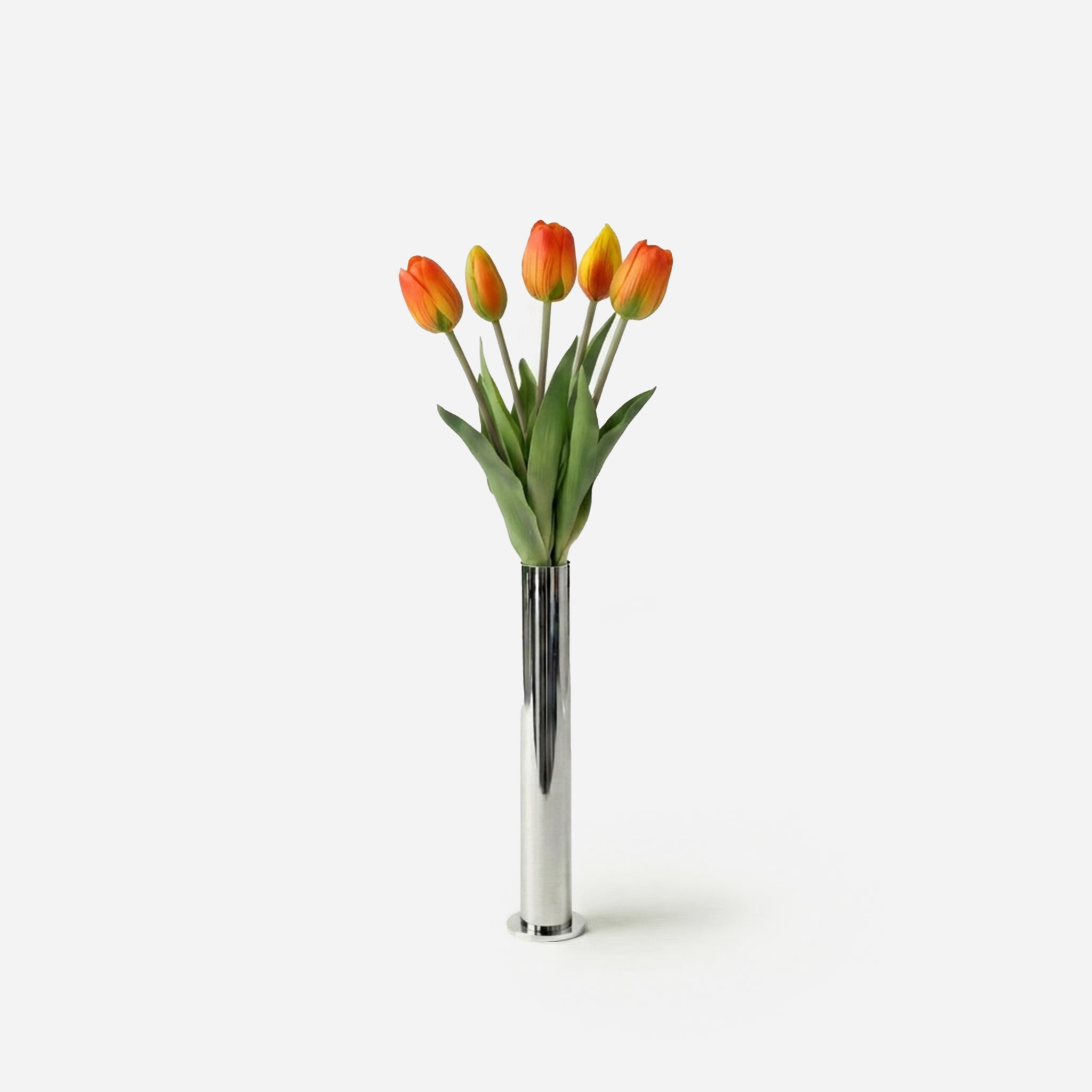 Mini bouquet tulipes orange solaire