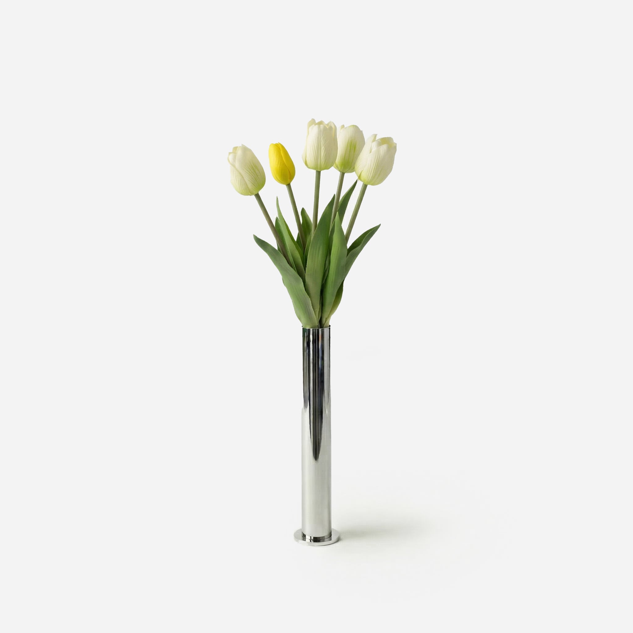 Mini bouquet tulipes blanc solaire